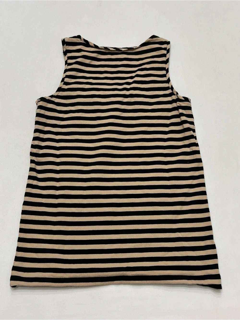 Vintage Y2K Kate Spade NY Striped Rosette Floral Ruffle Tank Top Sz Small